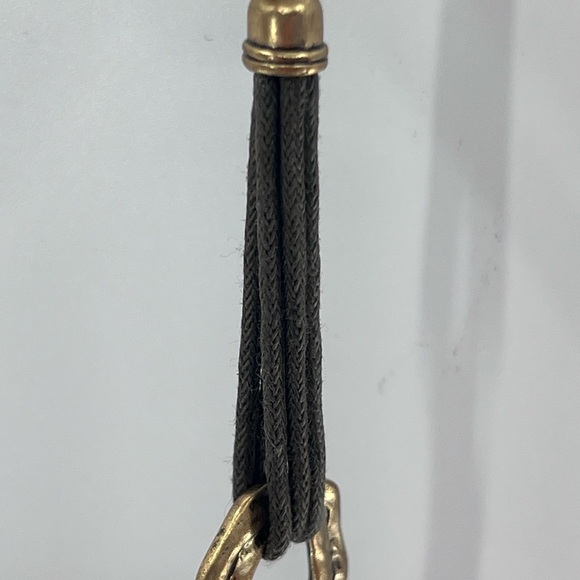 Coldwater Creek corded Statement necklace with natural stones Vintage - Picture 12 of 13